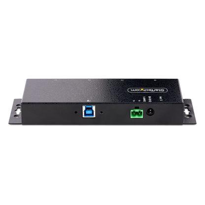 StarTech.com 5G4AINDNP-USB-A-HUB nodo concentrador USB 3.2 Gen 1 (3.1 Gen 1) Type-B 5000 Mbit/s Negro