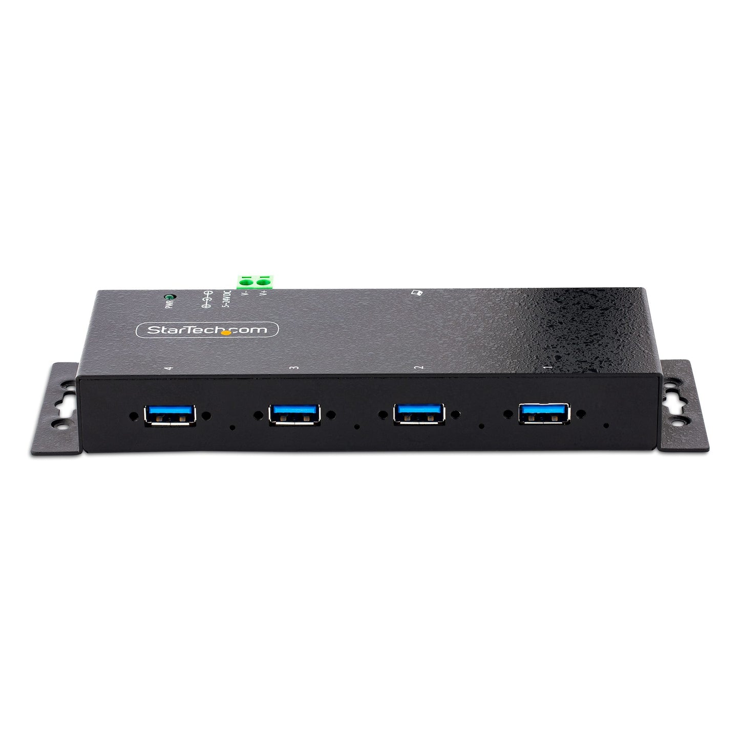 StarTech.com 5G4AINDNP-USB-A-HUB nodo concentrador USB 3.2 Gen 1 (3.1 Gen 1) Type-B 5000 Mbit/s Negro