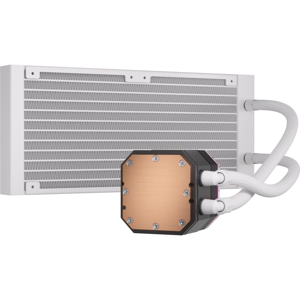 Enfriamiento Líquido Corsair para CPU iCUE H100i Elite Capellix XT 240mm RGB Compatible S 1200 1700 AM4 AM5 Color Blanco