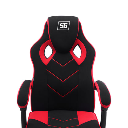 Silla Vorago Gamer Start The Game CGC301 Reclinable Soporta 120Kg Máx Color Negro-Rojo