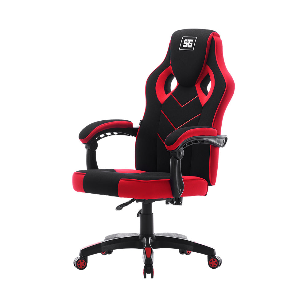 Silla Vorago Gamer Start The Game CGC301 Reclinable Soporta 120Kg Máx Color Negro-Rojo