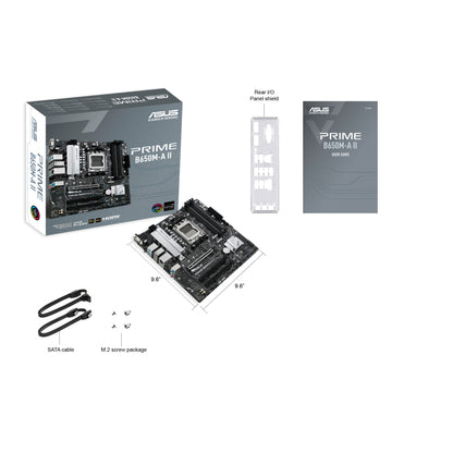 Tarjeta Madre Asus PRIME B650M-A II-CSM AM5 128GB 4xDDR5 HDMI DP
