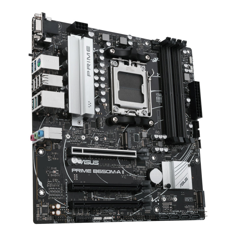 Tarjeta Madre Asus PRIME B650M-A II-CSM AM5 128GB 4xDDR5 HDMI DP
