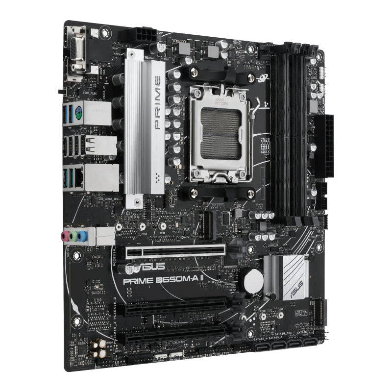 Tarjeta Madre Asus PRIME B650M-A II-CSM AM5 128GB 4xDDR5 HDMI DP