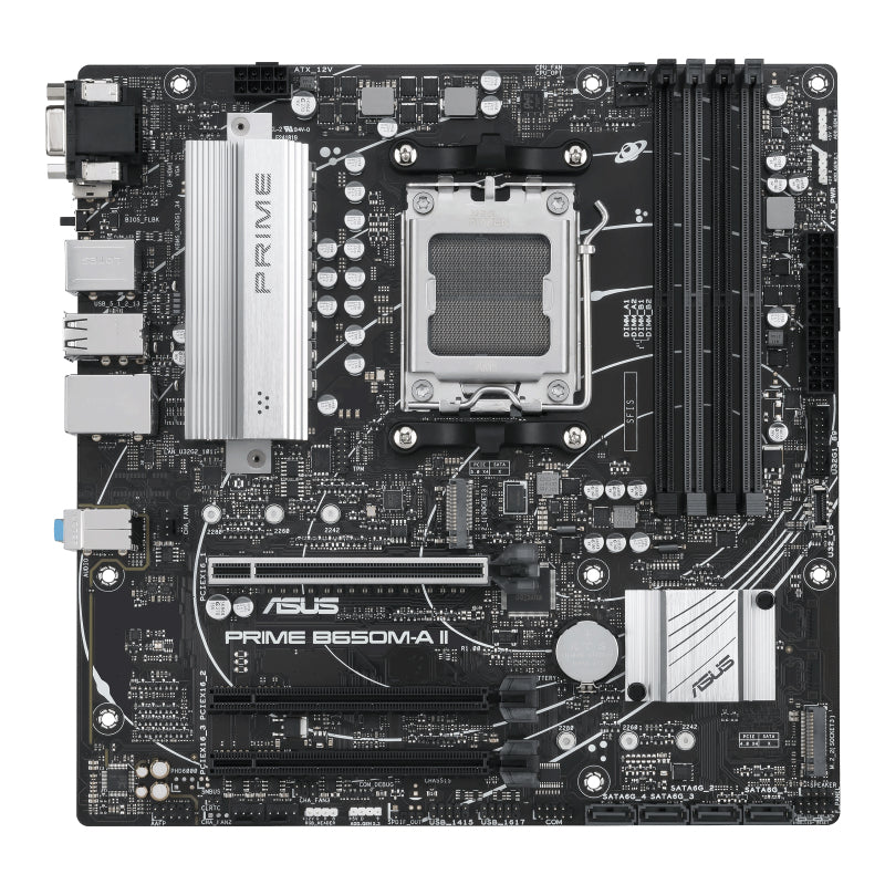 Tarjeta Madre Asus PRIME B650M-A II-CSM AM5 128GB 4xDDR5 HDMI DP