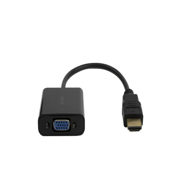 Adaptador Acteck HDMI a VGA Shift Plus AV400 para Video Macho a Hembra Advanced Series Negro
