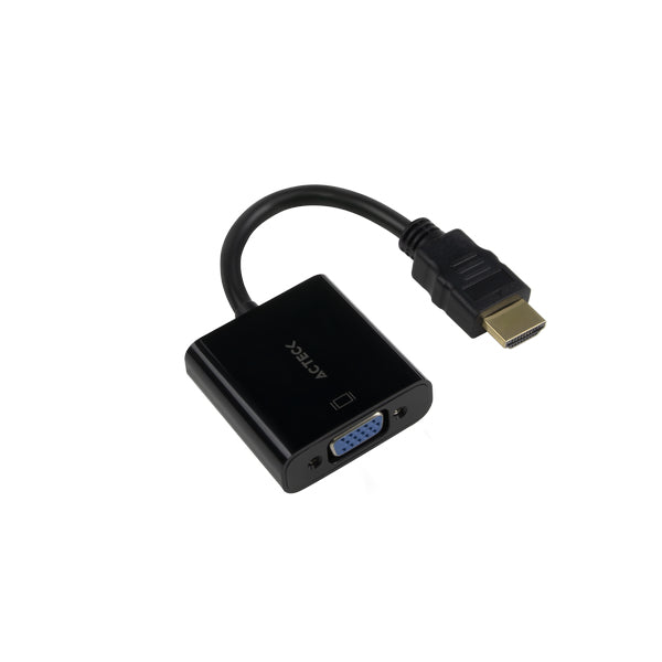Adaptador Acteck HDMI a VGA Shift Plus AV400 para Video Macho a Hembra Advanced Series Negro
