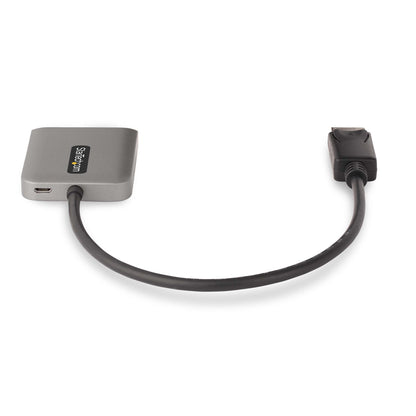 StarTech.com MST14DP122DP adaptador de cable de vídeo 0.3 m 2 x DVI Gris
