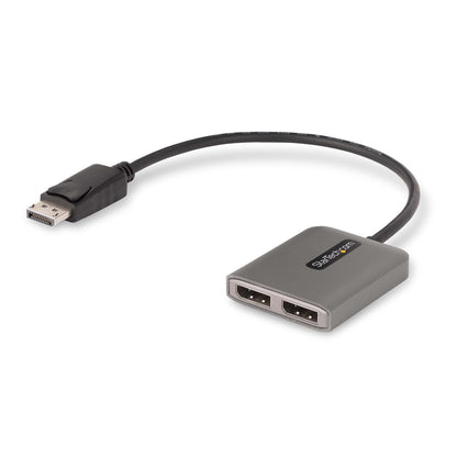 StarTech.com MST14DP122DP adaptador de cable de vídeo 0.3 m 2 x DVI Gris