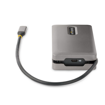 StarTech.com DKT31CDHPD3 base para laptop o replicador de puertos Alámbrico USB 3.2 Gen 2 (3.1 Gen 2) Type-C Gris