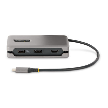 StarTech.com DKT31CDHPD3 base para laptop o replicador de puertos Alámbrico USB 3.2 Gen 2 (3.1 Gen 2) Type-C Gris