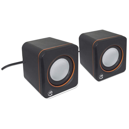 Manhattan 161435 altavoz Negro Alámbrico 6 W
