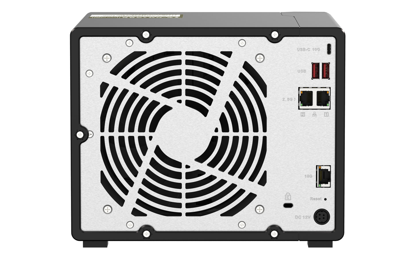 QNAP TS-h973AX NAS Tower Ryzen Embedded V1500B 8 GB DDR4 0 TB QuTS hero Negro