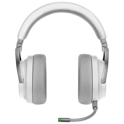 Audífonos Corsair (CA-9011186-NA) Virtuoso Inalámbricos 7.1 Canales USB-C/Micrófono Comp. PC RGB Blanco