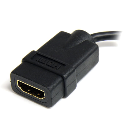 StarTech.com HDADFM5IN cable HDMI 0.127 m HDMI Tipo A (Estándar) HDMI Tipo D (Micro) Negro