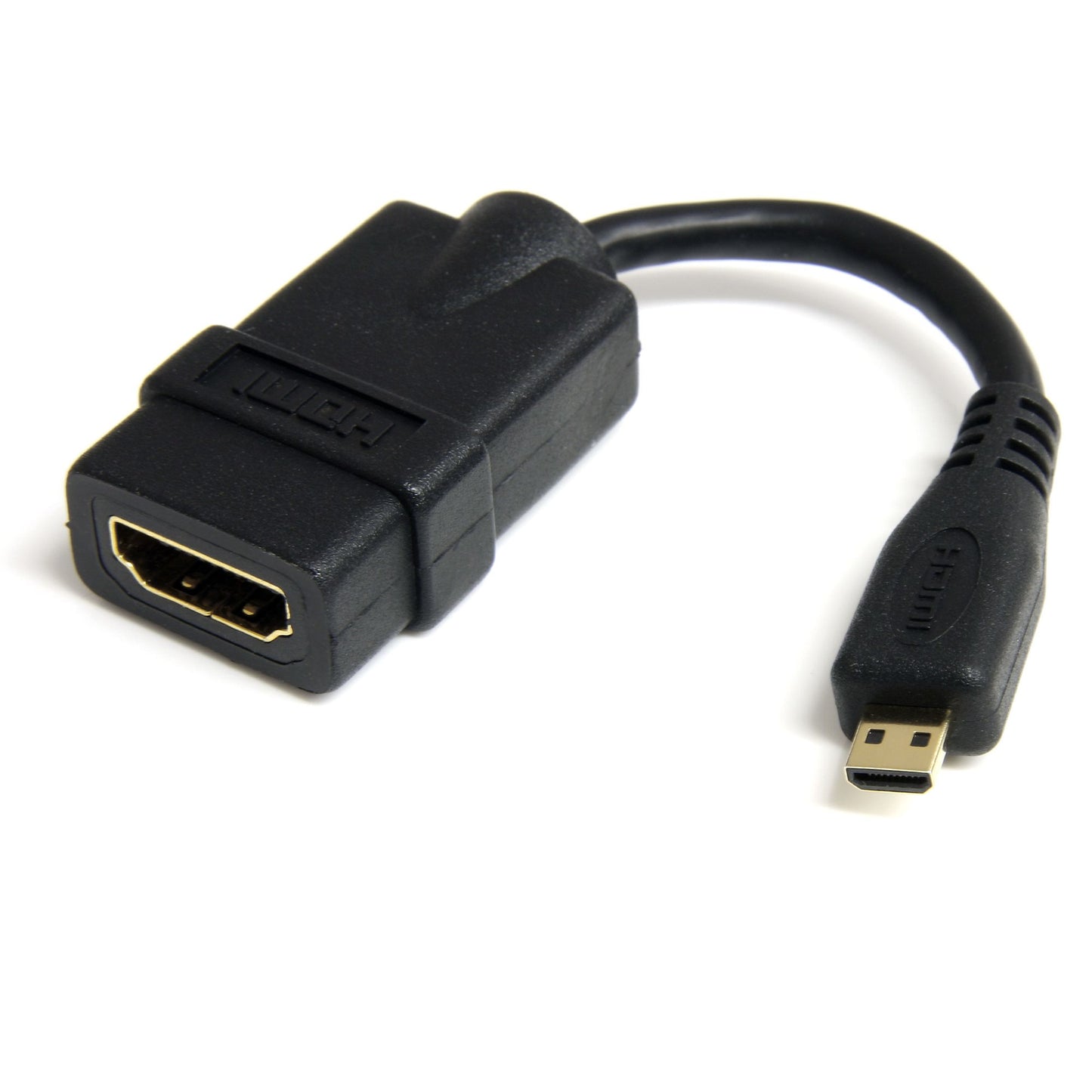 StarTech.com HDADFM5IN cable HDMI 0.127 m HDMI Tipo A (Estándar) HDMI Tipo D (Micro) Negro