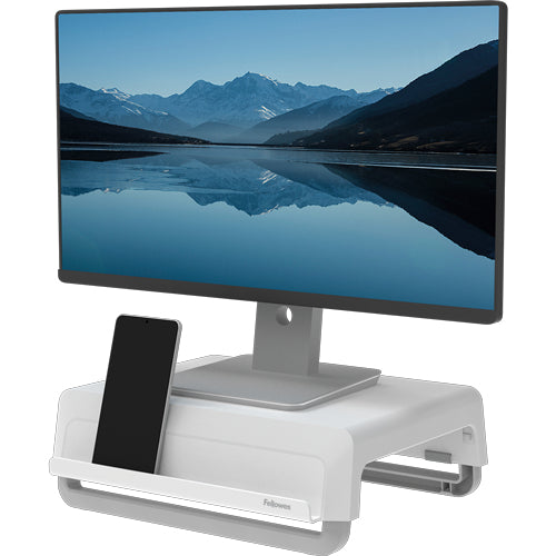 Soporte Fellowes para Monitor Breyta Color Blanco con Altura Ajustable