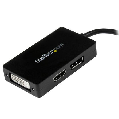 StarTech.com MDP2DPDVHD adaptador de cable de vídeo 0.15 m DisplayPort + DVI-D + HDMI Negro