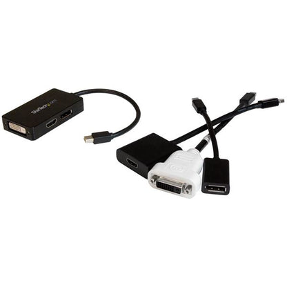 StarTech.com MDP2DPDVHD adaptador de cable de vídeo 0.15 m DisplayPort + DVI-D + HDMI Negro