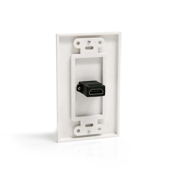 StarTech.com HDMIPLATE placa de pared o cubierta de interruptor Blanco