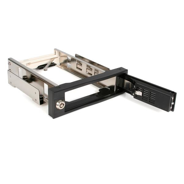 StarTech.com HSB100SATBK panel para bahía de discos 13.3 cm (5.25") Panel embellecedor frontal Negro