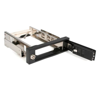 StarTech.com HSB100SATBK panel para bahía de discos 13.3 cm (5.25") Panel embellecedor frontal Negro