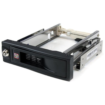 StarTech.com HSB100SATBK panel para bahía de discos 13.3 cm (5.25") Panel embellecedor frontal Negro