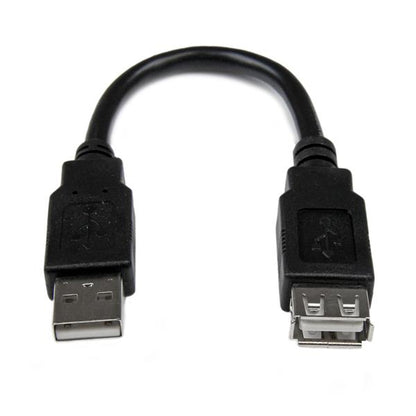 StarTech.com USBEXTAA6IN cable USB 0.152 m USB A 0.48 Gbit/s Negro