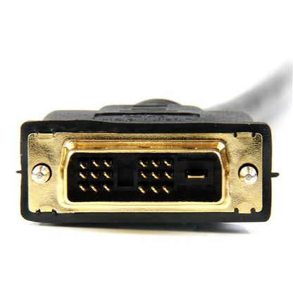 StarTech.com HDDVIMM3M adaptador de cable de vídeo 3 m HDMI DVI-D Negro