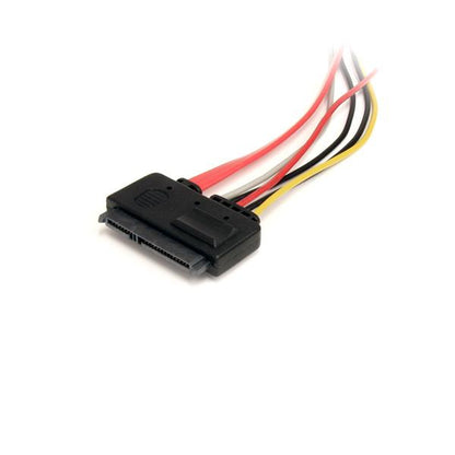 StarTech.com SATA22PEXT cable SATA 0.35 m SATA 22-pin SATA 7-pin + 15-pin Rojo