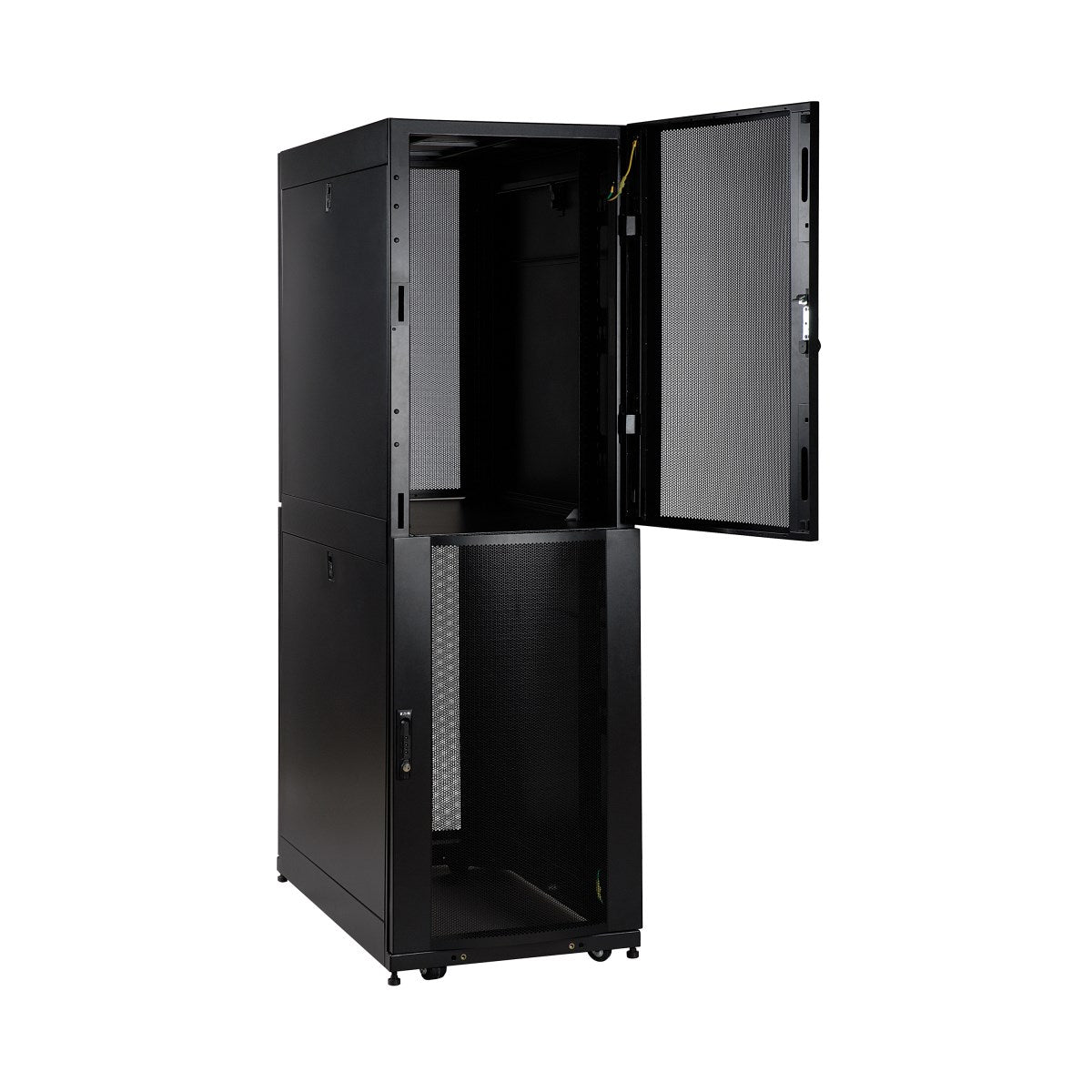 Tripp Lite series Gabinete de Profundidad Estandar de Ubicacion Compartida de 42U SmartRack - 2 compartimentos separados