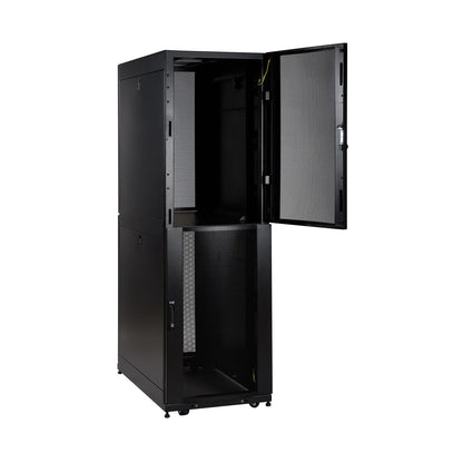 Tripp Lite series Gabinete de Profundidad Estandar de Ubicacion Compartida de 42U SmartRack - 2 compartimentos separados