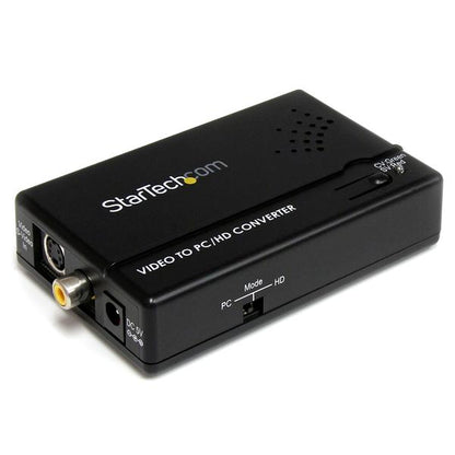 StarTech.com VID2VGATV2 convertidor de señal de vídeo Convertidor de video activo 1600 x 1200 Pixeles