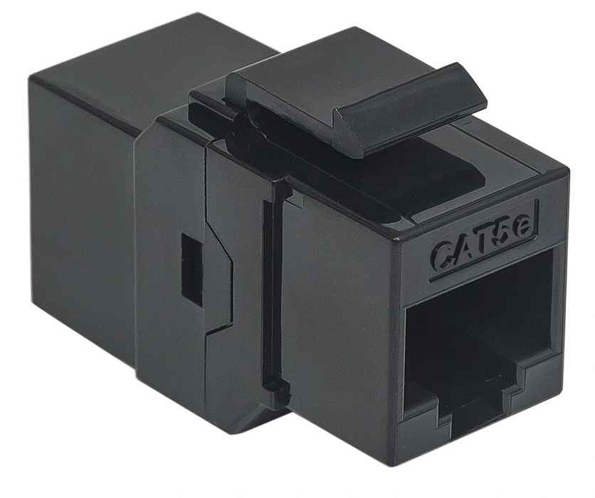 Cople Intellinet Keystone RJ45 Cat5e UTP 8P8C H-H Color Negro