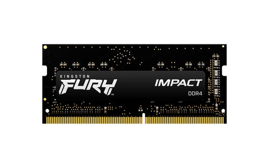 Kingston Technology FURY Impact módulo de memoria 8 GB 1 x 8 GB DDR4 3200 MT/s 260-pin SO-DIMM