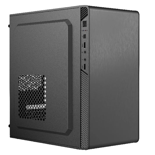 Gabinete Acteck Performance II GI215 Micro Torre Max MB M-ATX Fuente ATX Plus 500W/2xUSB 2.0 Color Negro