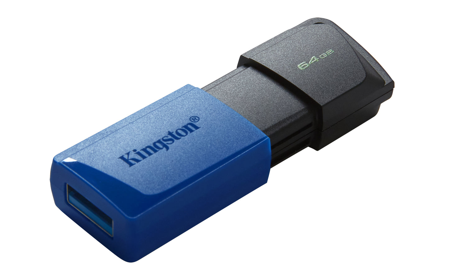 Memoria USB Kingston DataTraveler Exodia M 64GB USB 3.2 Gen1 Color Negro-Azul