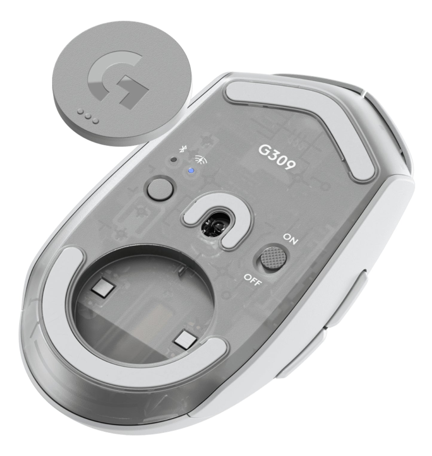 Logitech G G309 LIGHTSPEED ratón Juego Diestro RF inalámbrico + bluetooth Opto-mecánica 25600 DPI