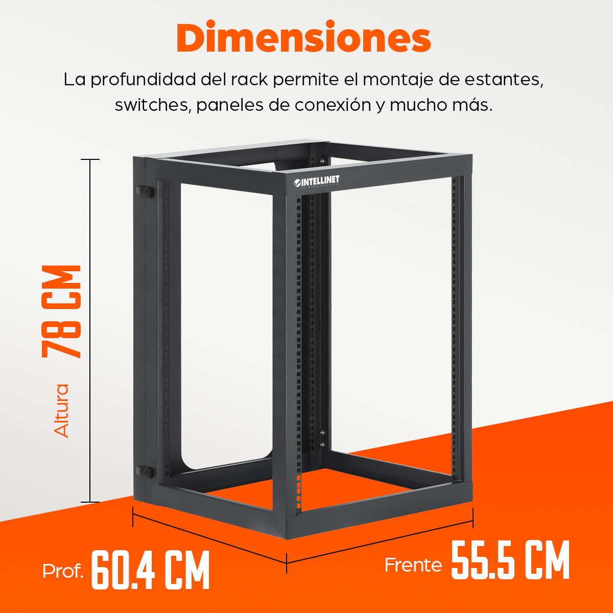 Intellinet 716161 accesorio para rack Estructura de rack