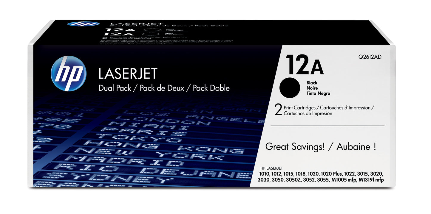 Toner HP Negro Dual Pack