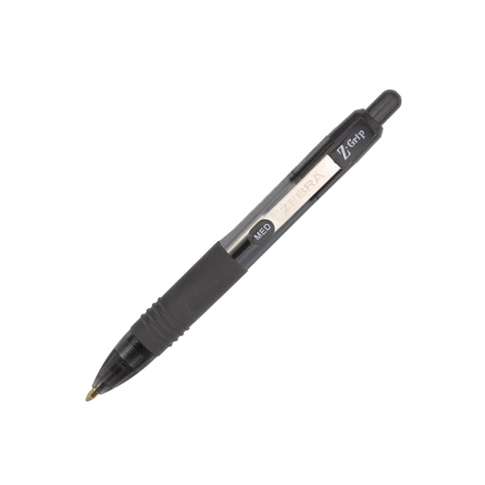 Bolígrafo Zebra Mini Z-Grip Retráctil Punto Mediano 1.0mm Color Azul C/6 Pzas