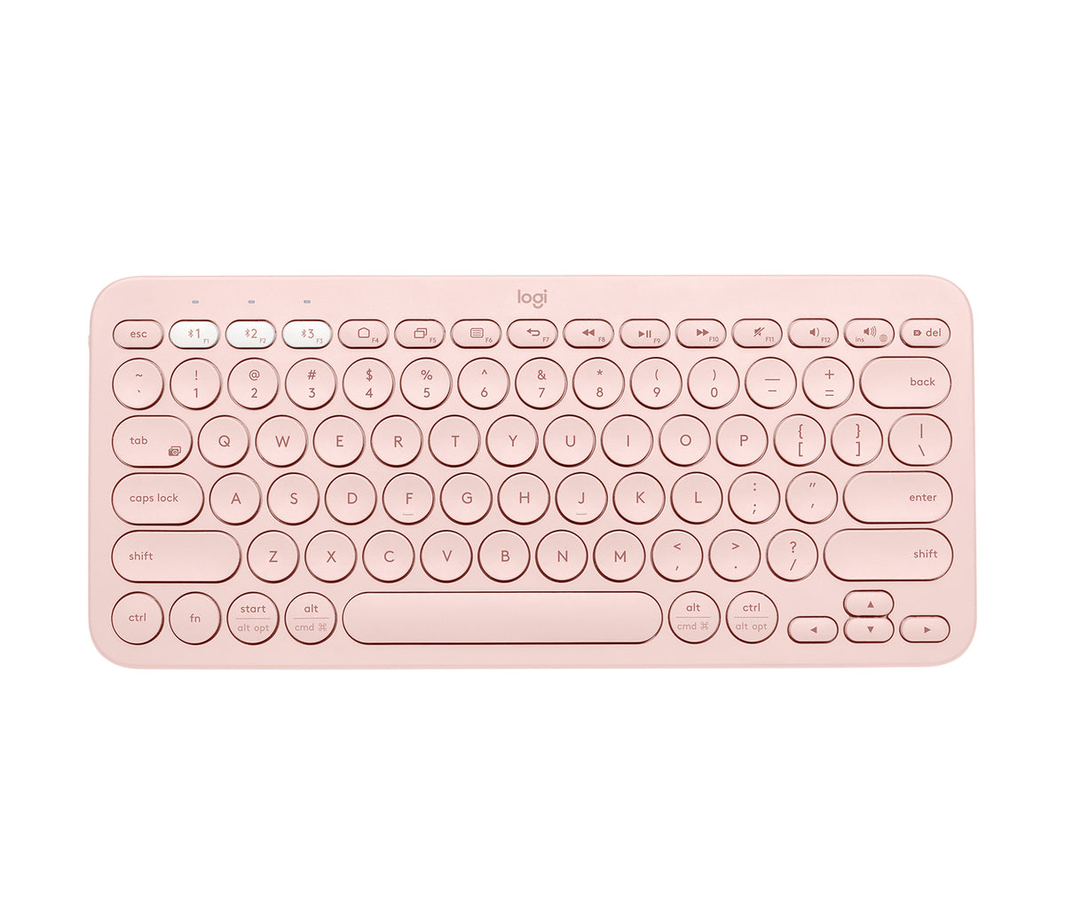 Teclado Logitech K380 Multidispositivo Inalámbrico Color Rosa