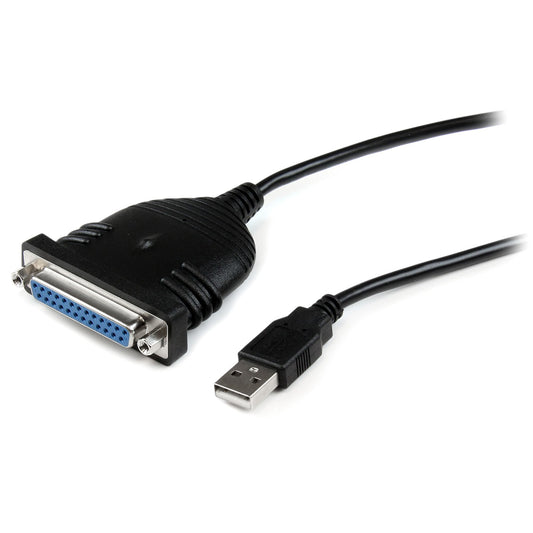 StarTech.com ICUSB1284D25 cable paralelo Negro 1.9 m