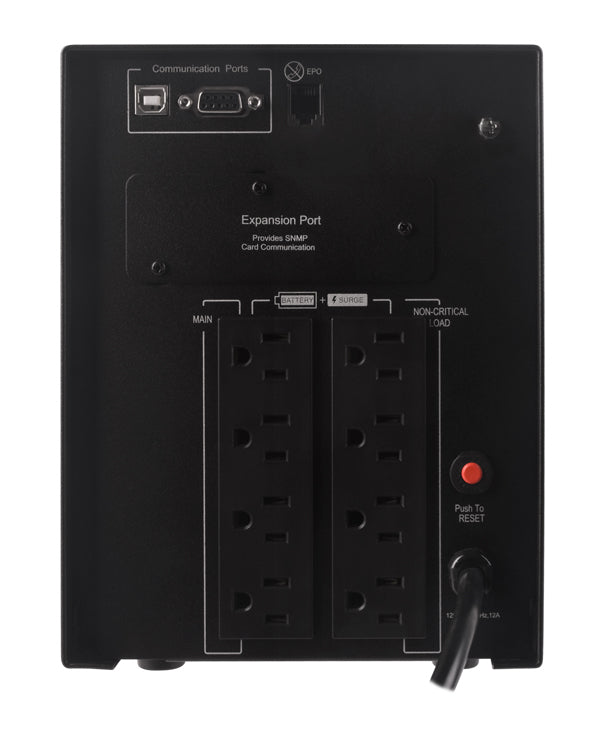 CyberPower PR1500LCD sistema de alimentación ininterrumpida (UPS) Línea interactiva 1.5 kVA 1050 W 8 salidas AC