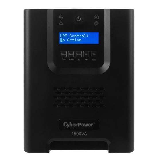 CyberPower PR1500LCD sistema de alimentación ininterrumpida (UPS) Línea interactiva 1.5 kVA 1050 W 8 salidas AC