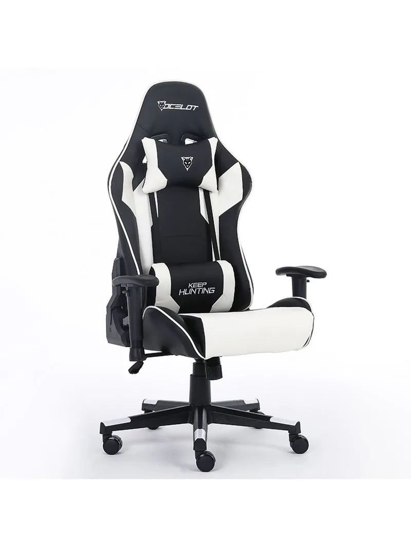 Ocelot Gaming Silla Gamer Osb-04 Hasta 150kg Negro/blanco Negro Cuero Sintético