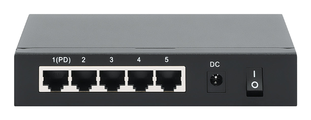 Intellinet PoE-Powered 5x Gigabit Gigabit Ethernet (10/100/1000) Energía sobre Ethernet (PoE) Negro