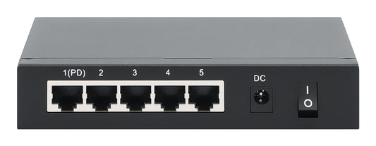 Intellinet PoE-Powered 5x Gigabit Gigabit Ethernet (10/100/1000) Energía sobre Ethernet (PoE) Negro