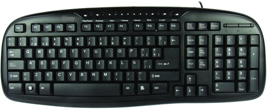 Perfect Choice EL-993384 teclado Hogar USB QWERTY Negro