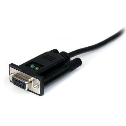StarTech.com ICUSB232FTN cable serial Negro 1.7 m USB tipo A DB-9